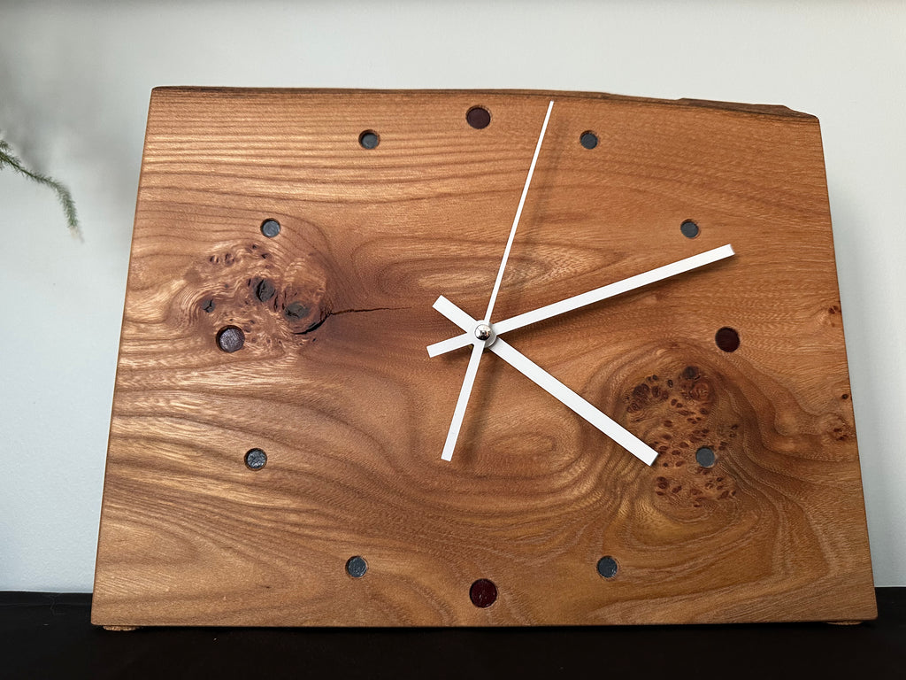 Elm Free-Standing Clock