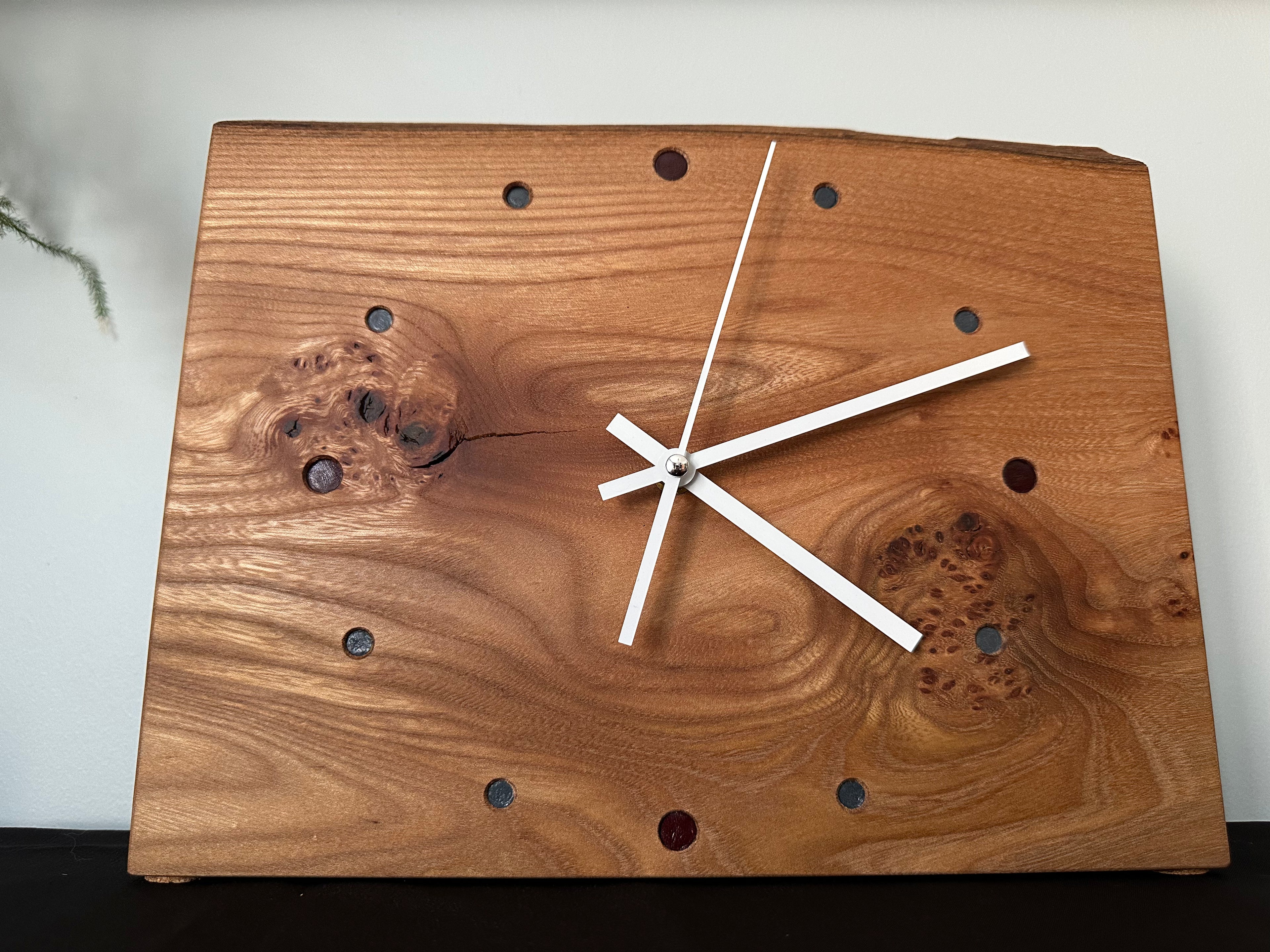 Elm Free-Standing Clock