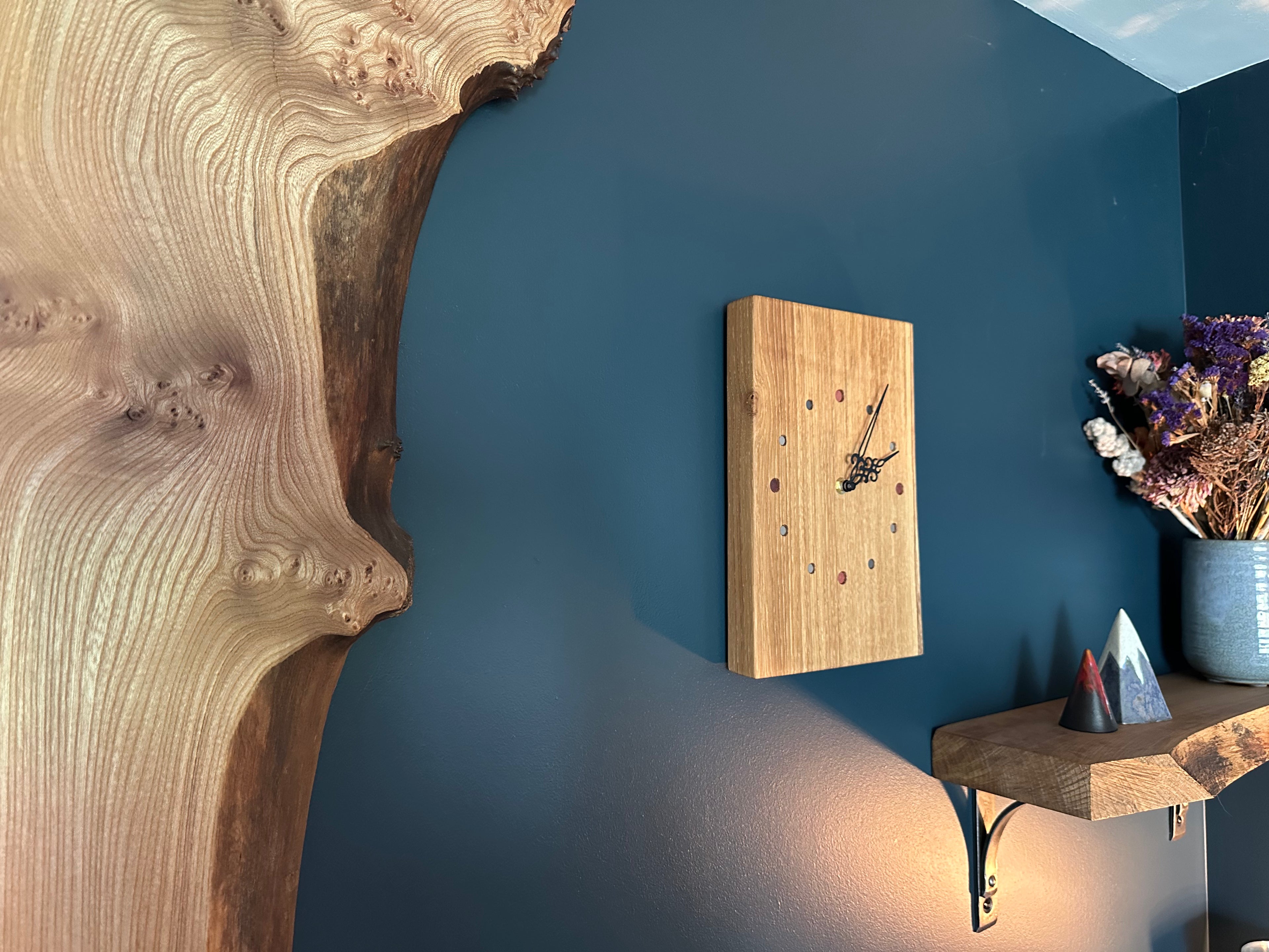 Oak Wall Clock