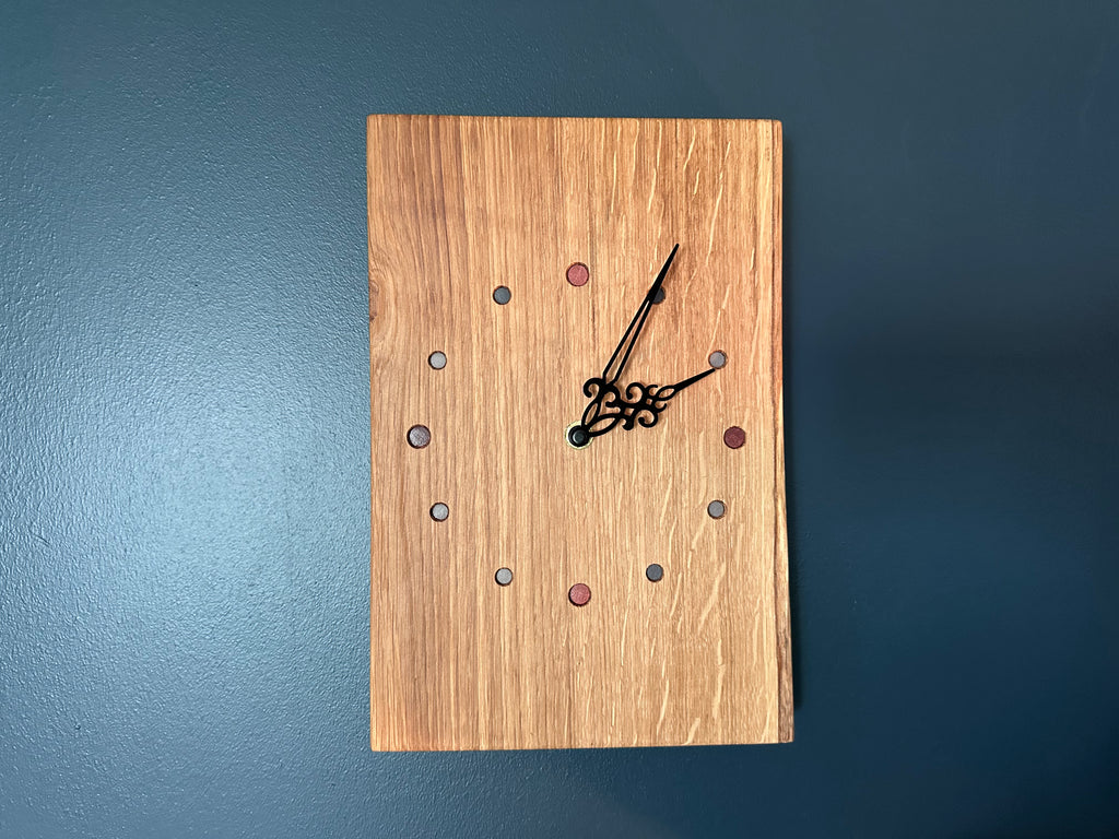 Oak Wall Clock