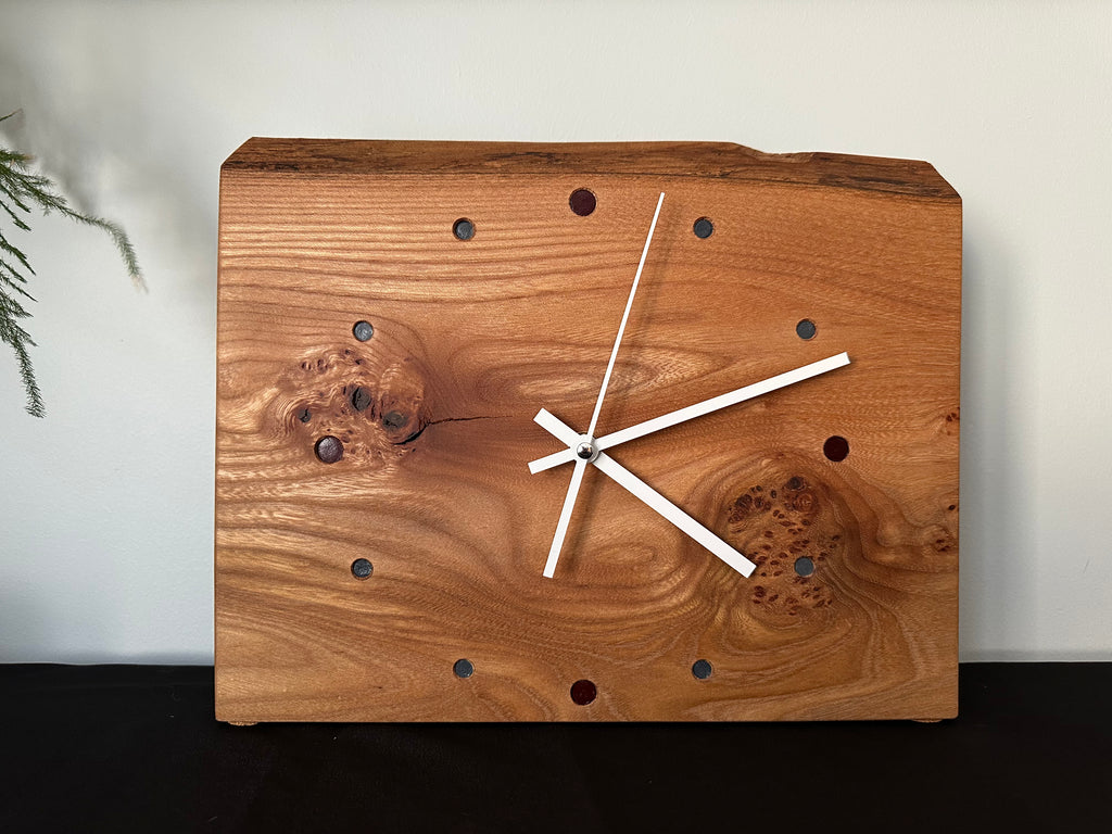 Elm Free-Standing Clock