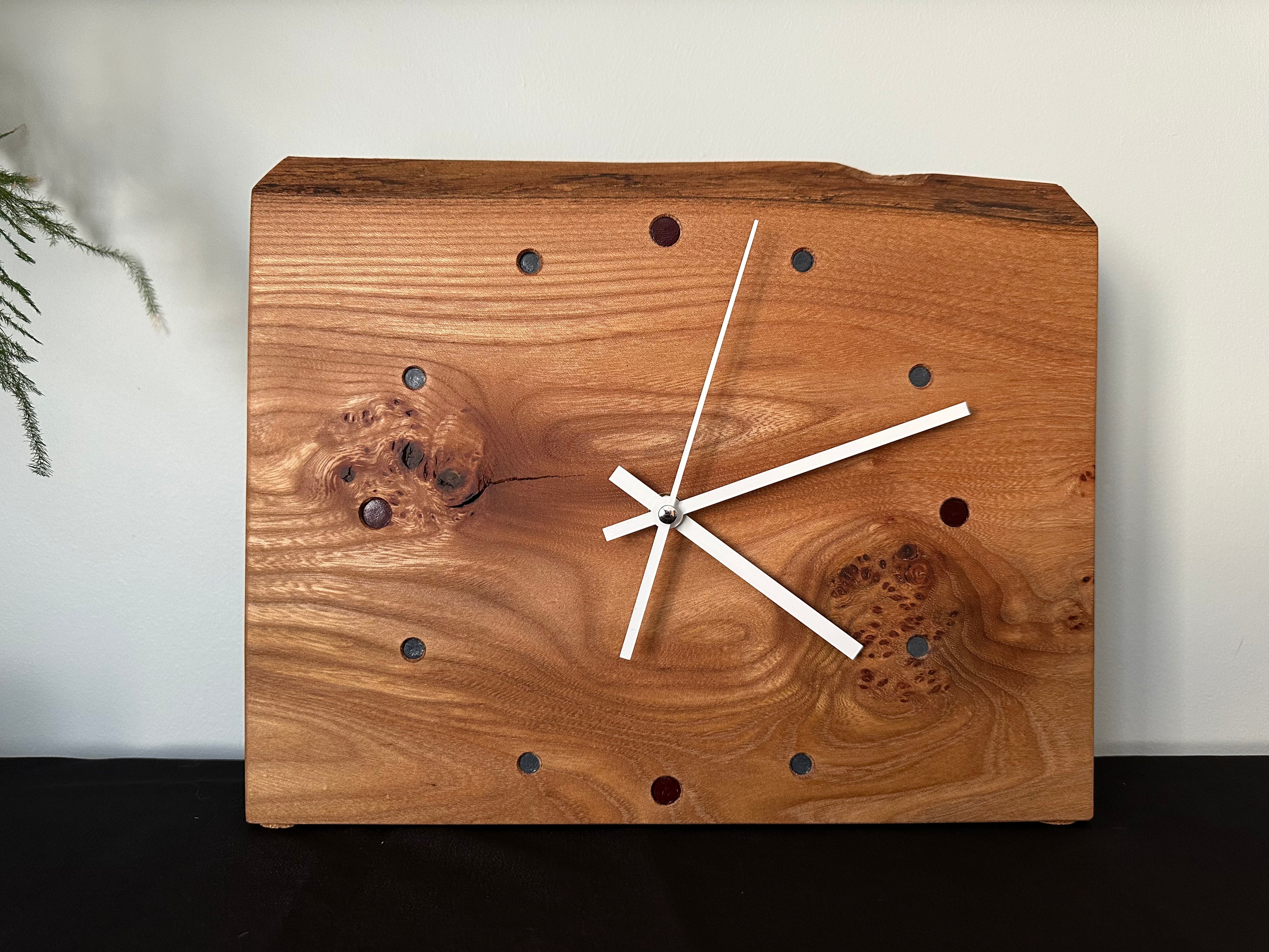 Elm Free-Standing Clock
