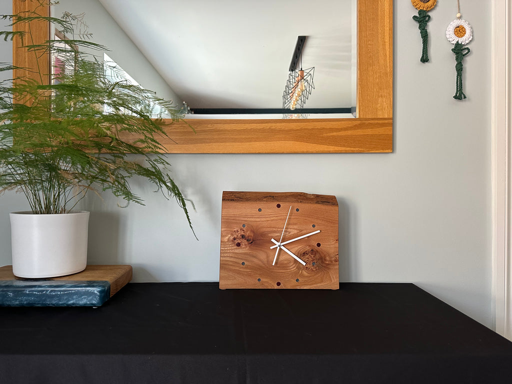 Elm Free-Standing Clock
