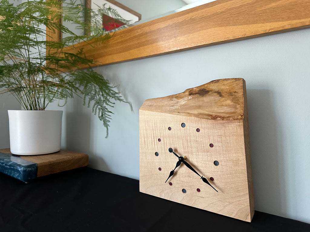 Sycamore Free-Standing Clock