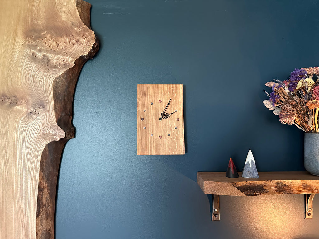 Oak Wall Clock