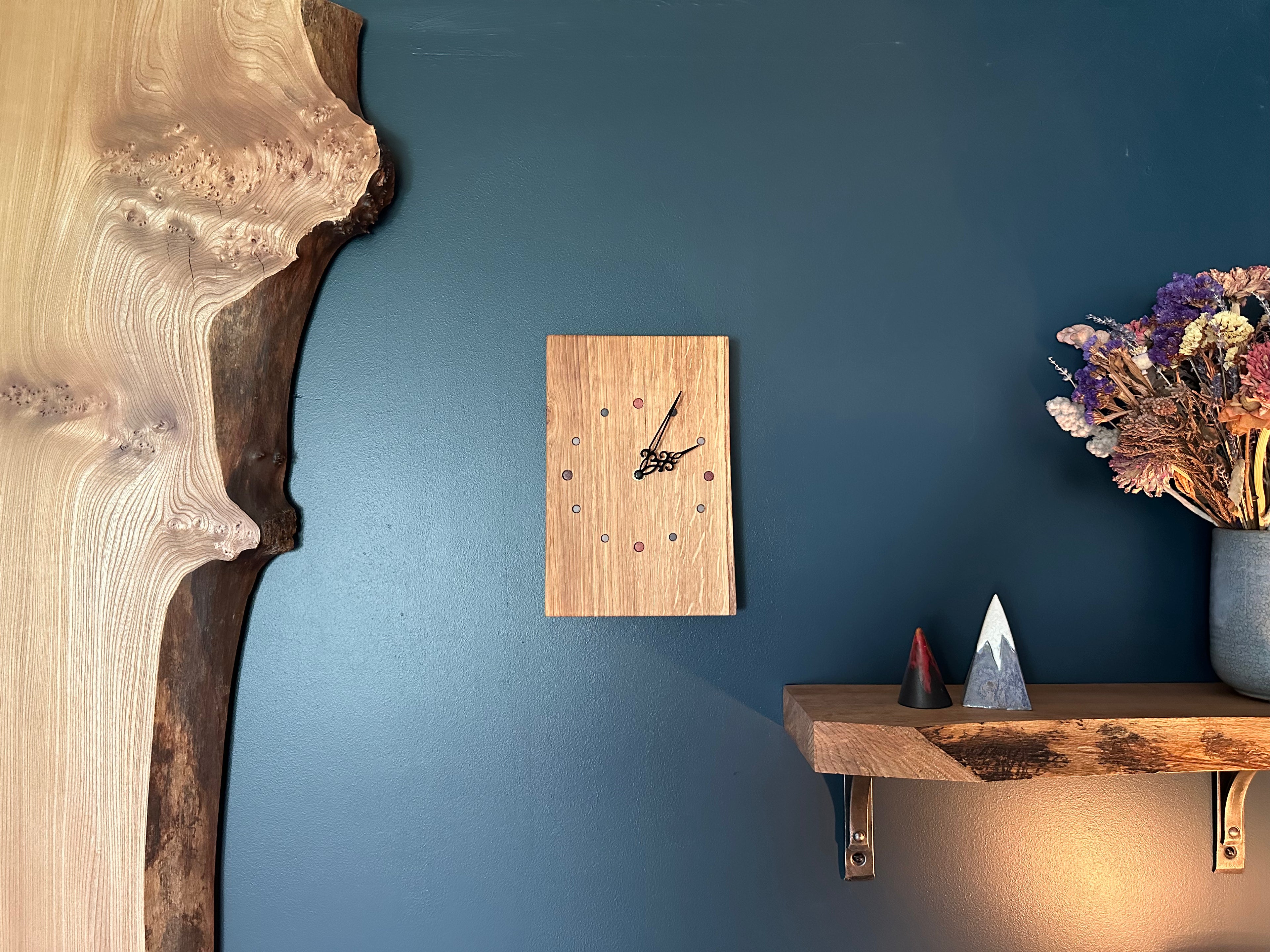 Oak Wall Clock
