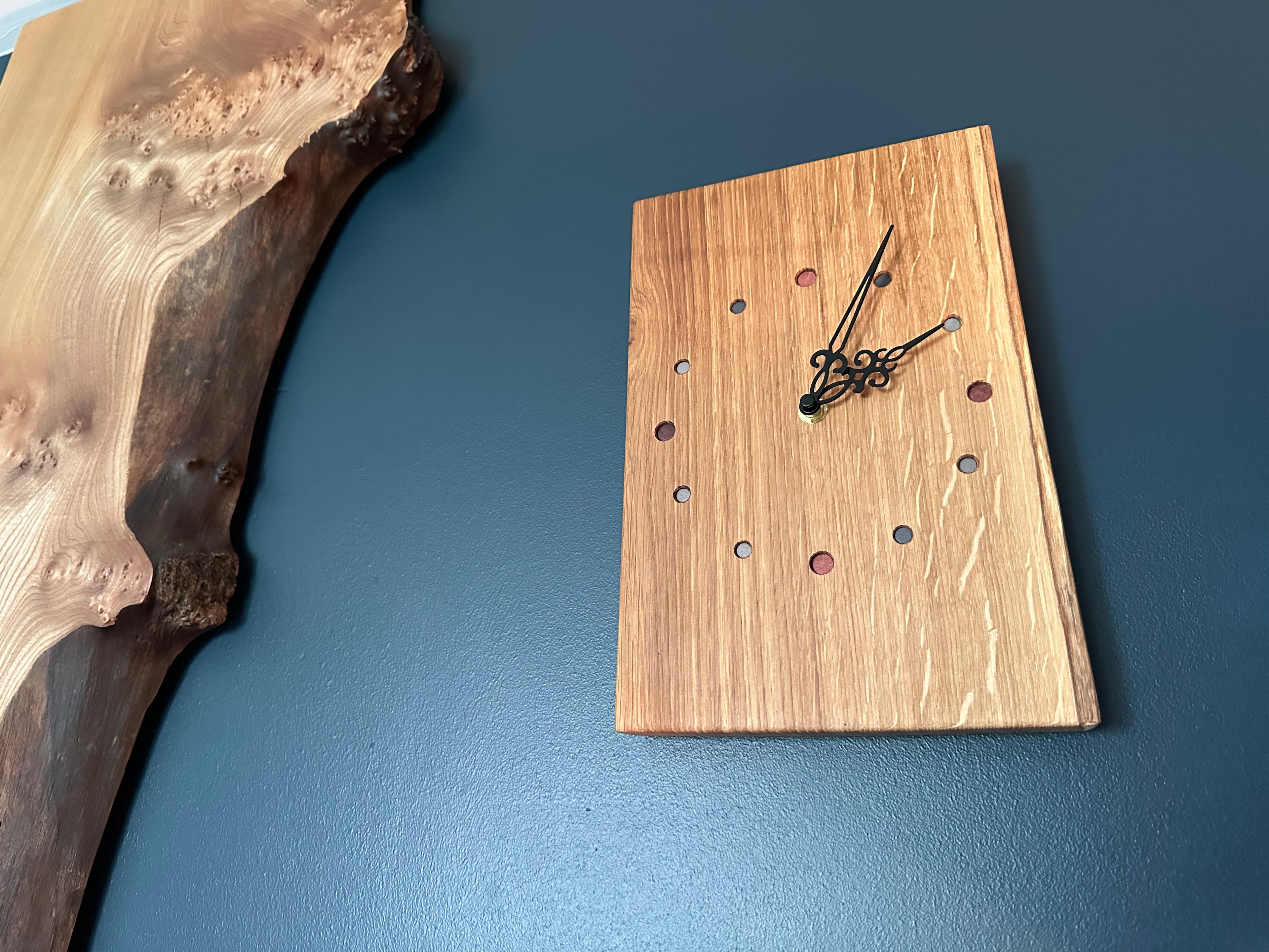 Oak Wall Clock