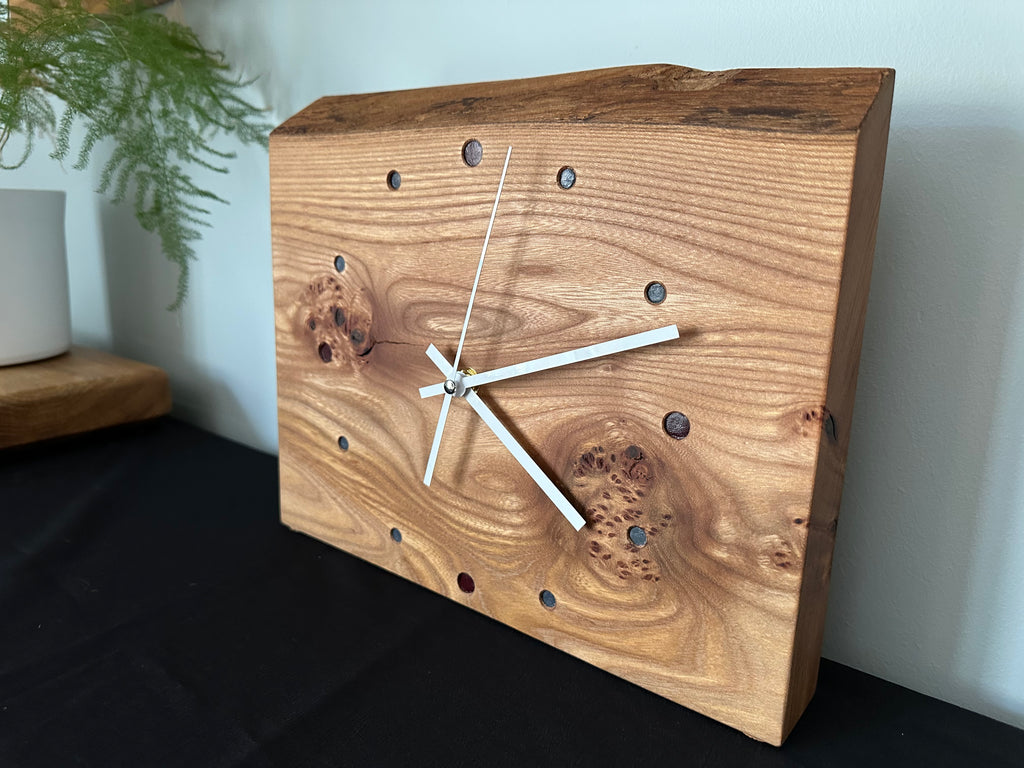 Elm Free-Standing Clock